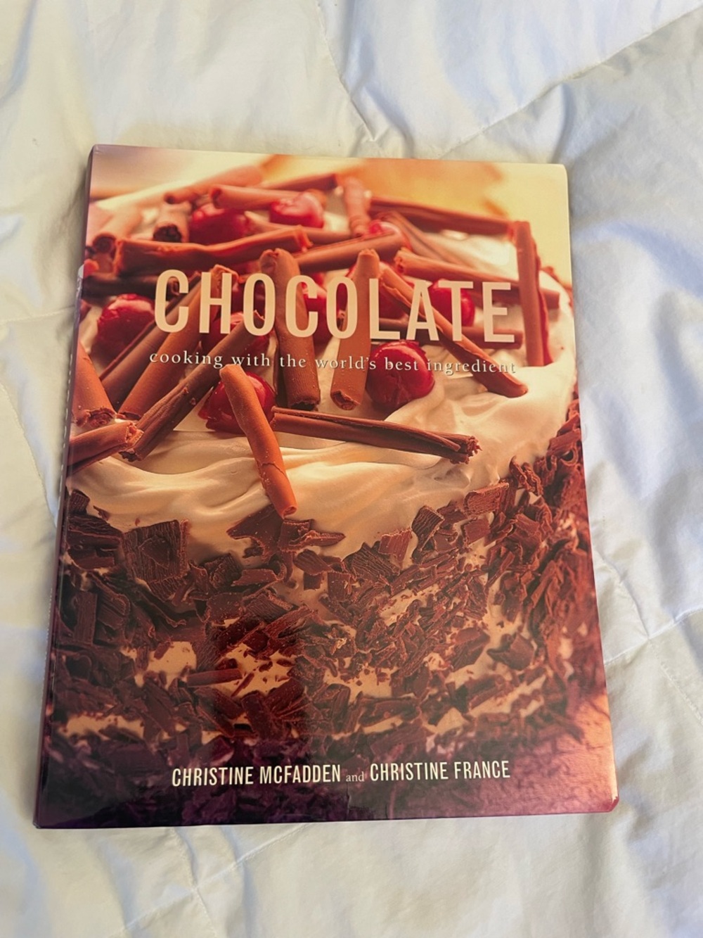 Chocolate Cookbook — Decadent Cake Cover Christine McFadden and Christine France